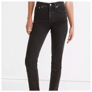Women's‎ Madewell The Perfect Vintage Jean Black Size 25, 0009 B1